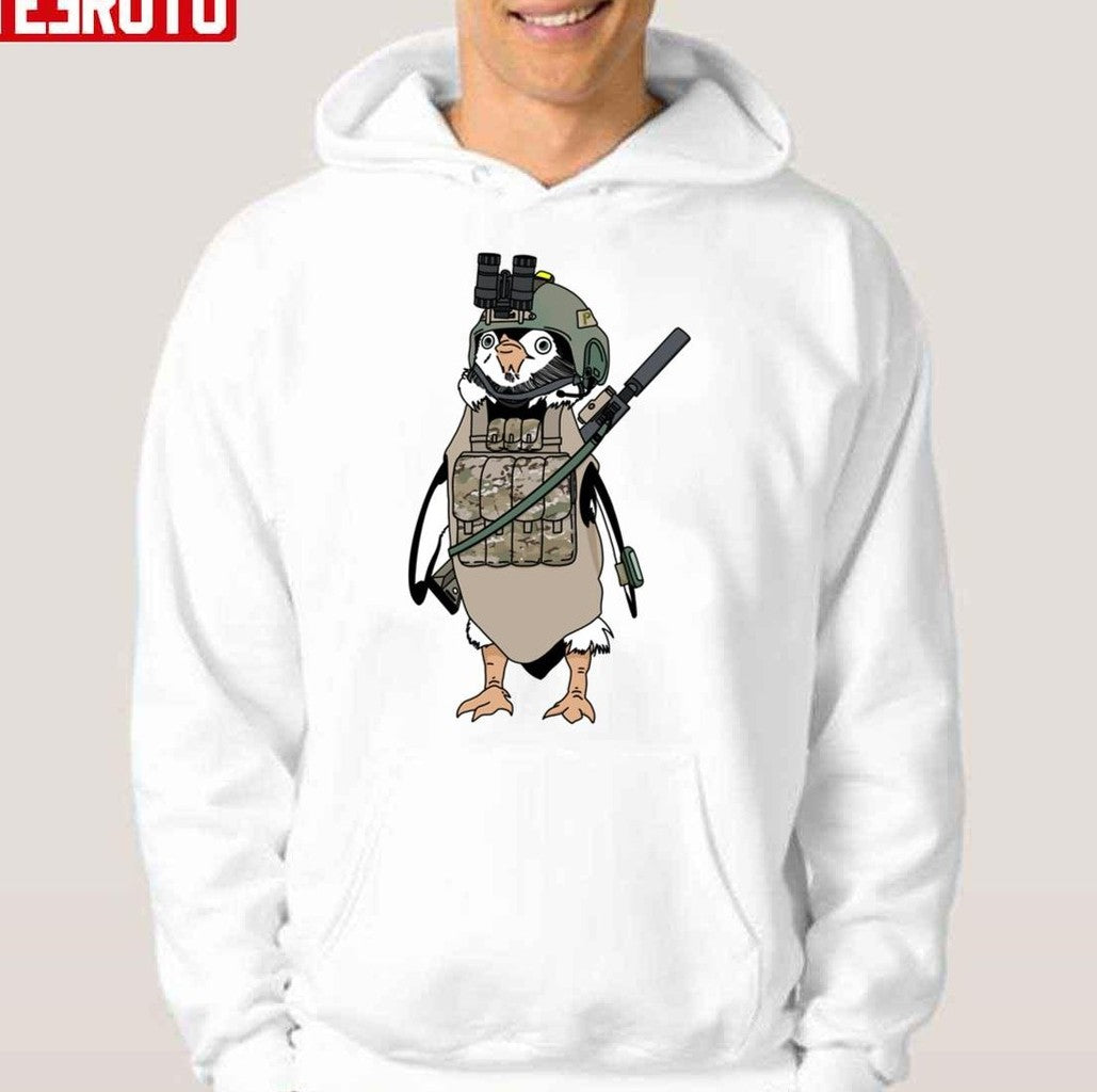 Tactical Penguin Tri Blend For Gamer Unisex T-Shirt