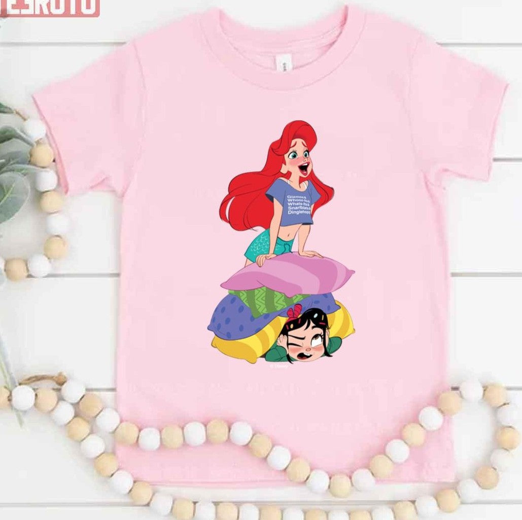 Ralph Breaks The Internet Ariel &amp; Vanellope Unisex T-Shirt