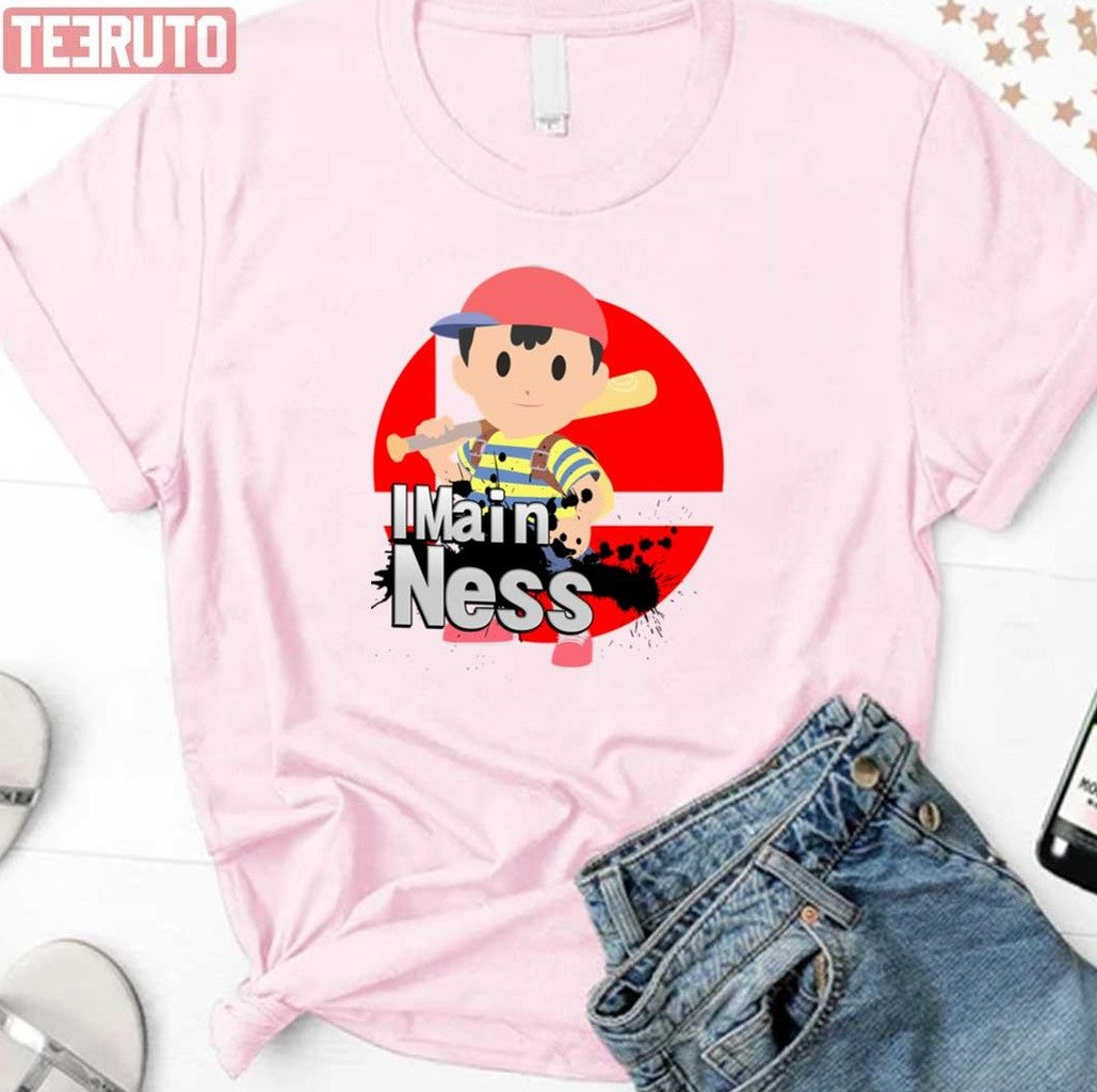 Ness Super Smash Bros Ultimate I Main Game Character Unisex Sweatshirt