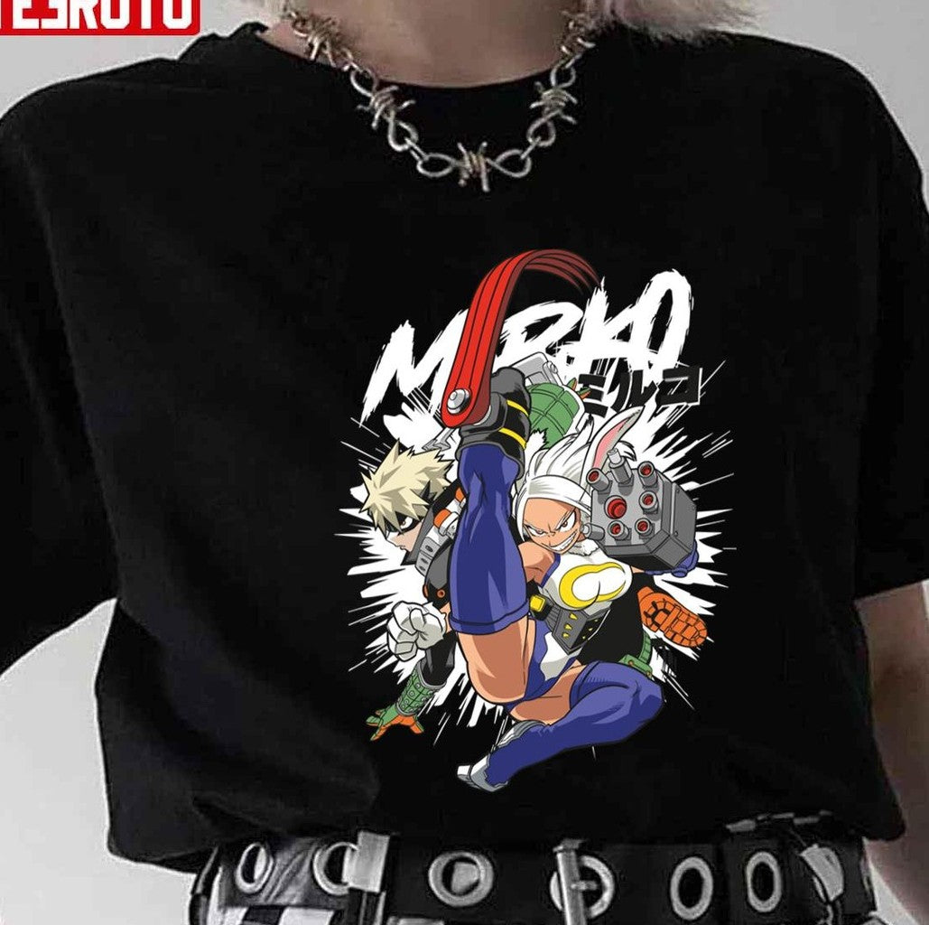 Athletic Mirko School Hero Boku My Hero Academia Unisex T-Shirt