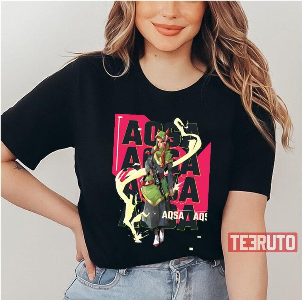 Aqsa Anime Game Valorant Unisex T-Shirt