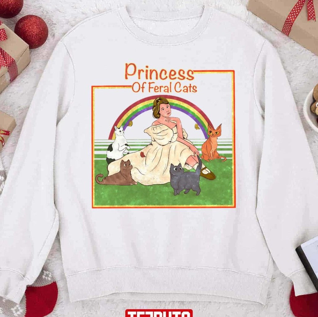 Princess Of Feral Cats Christmas Unisex Sweatshirt