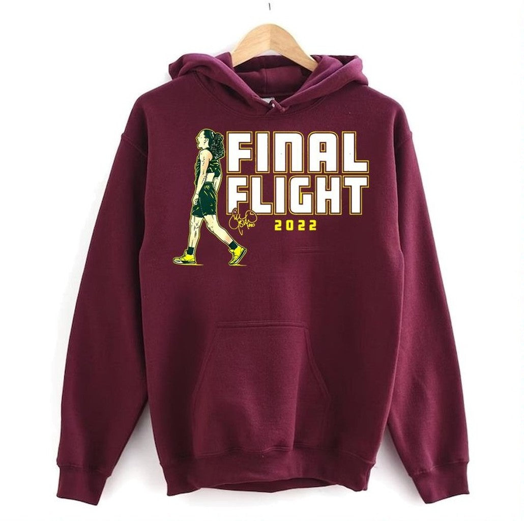 Sue Bird Final Flight Brittney Griner Unisex Hoodie
