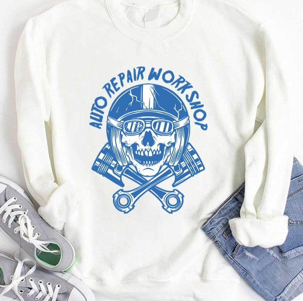 Auto Repair Workshop Bluey Mechanics Unisex T-shirt