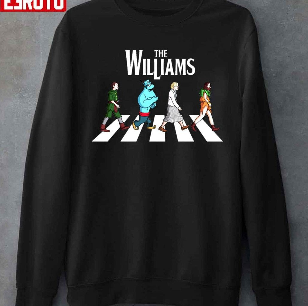 Robin Williams Genie Funny Walking The Williams Abbey Road Unisex T-shirt