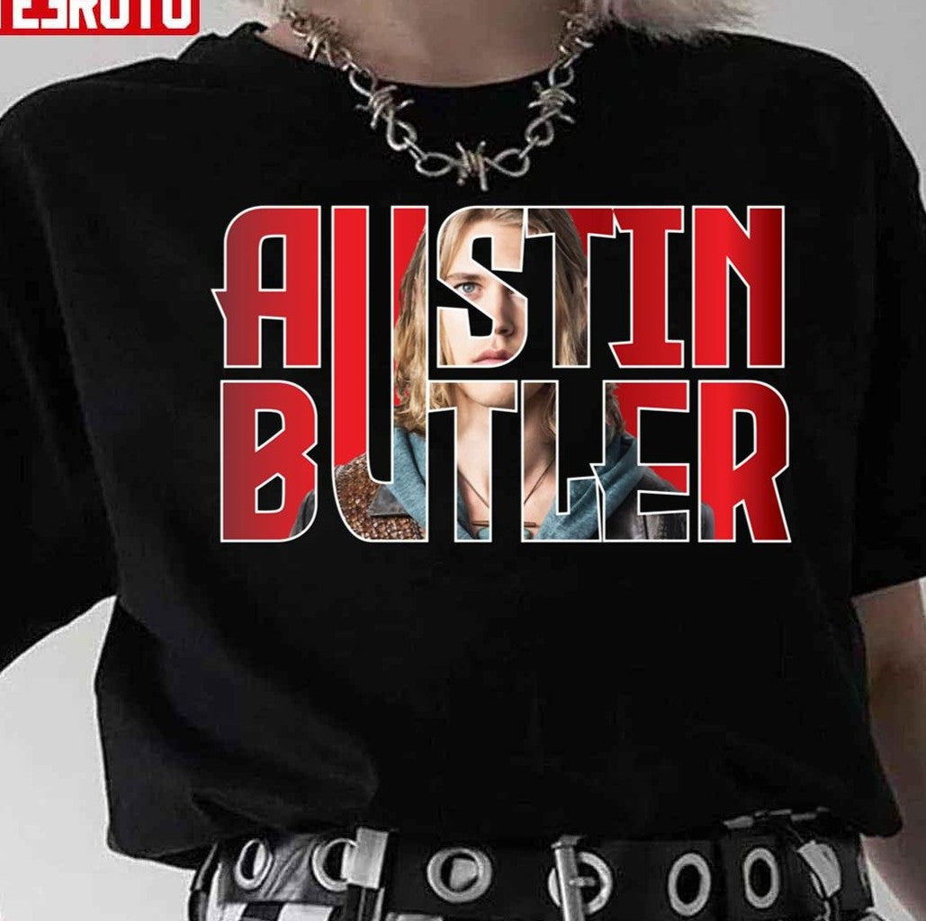 Austin Butler Logo Typographic Design Unisex Hoodie