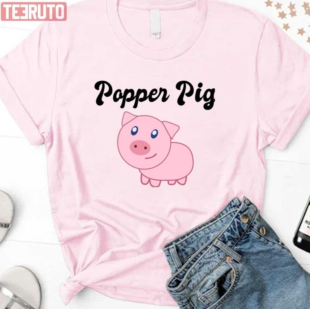 Popper Pig Piggy Unisex Sweatshirt