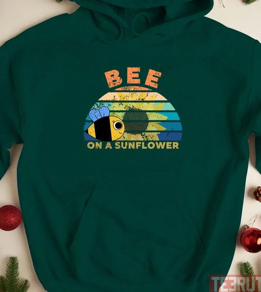 Bee On A Sunflower Unisex Sweatshirt