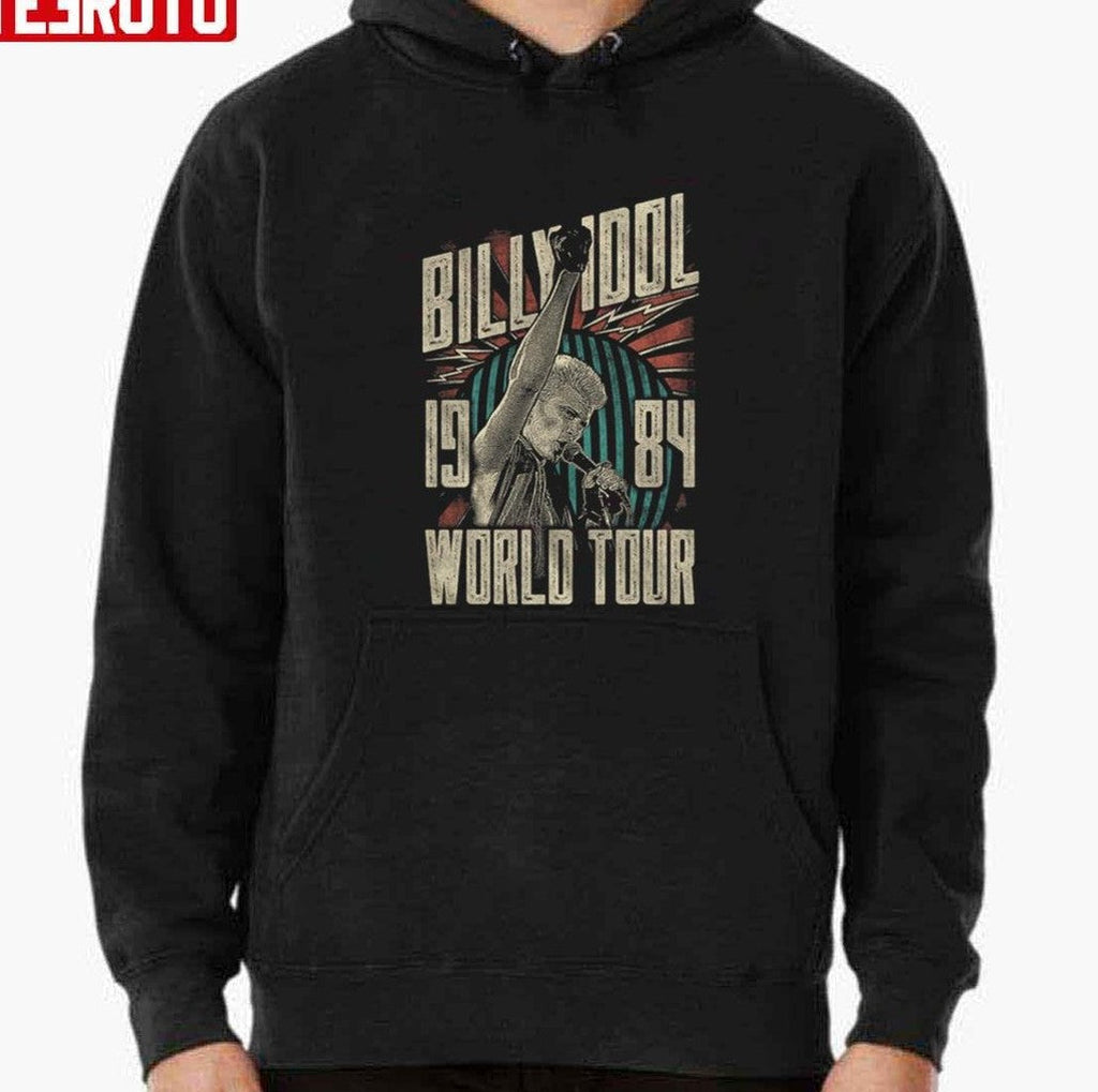 Billy Idol World Tour 1984 Graphic Unisex T-Shirt