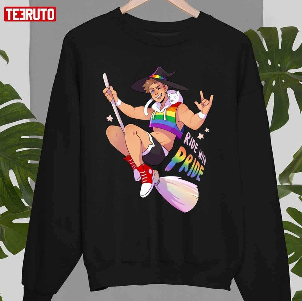 Ride With Pride Gay Halloween Unisex Sweatshirt