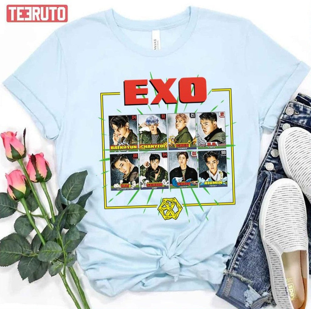 Power New Design Kpop Band Exo Unisex T-Shirt