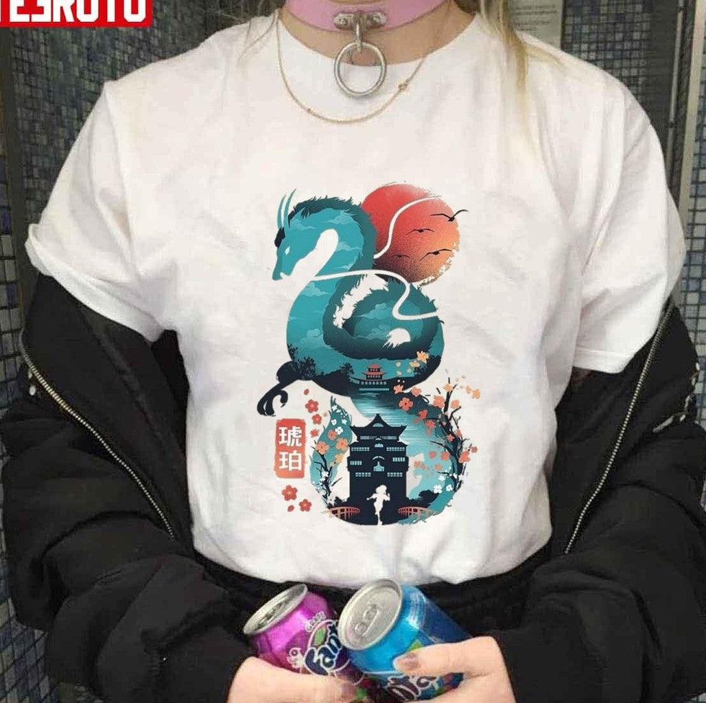 Spirited Away Ghibli Japanese Style Vintage Unisex Hoodie