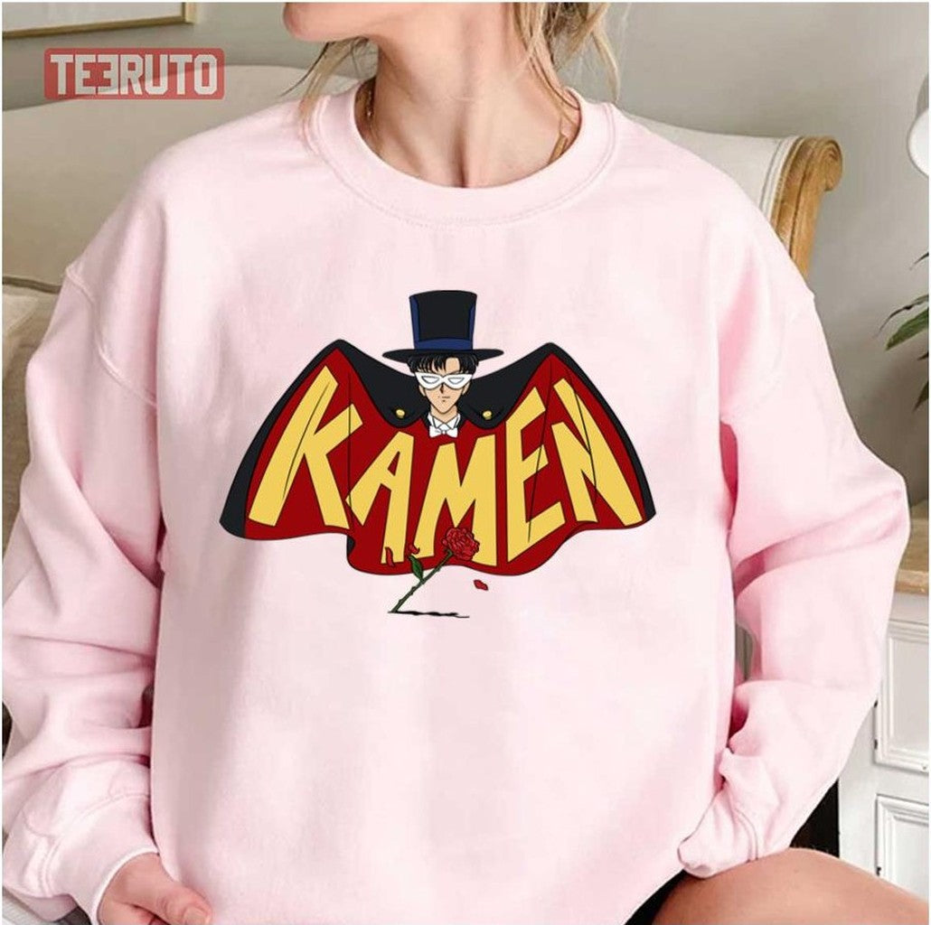 Retro Tuxedo Kamen Logo Sailor Moon Unisex T-Shirt