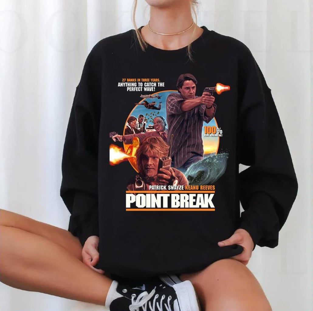 Point Break 1991 Movie Graphic Unisex Sweatshirt