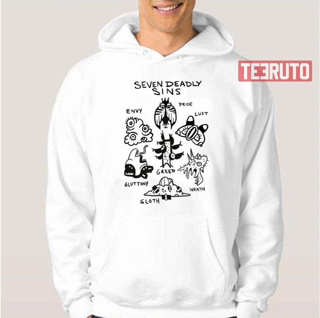 Seven Deadly Sins Symbols Unisex T-Shirt