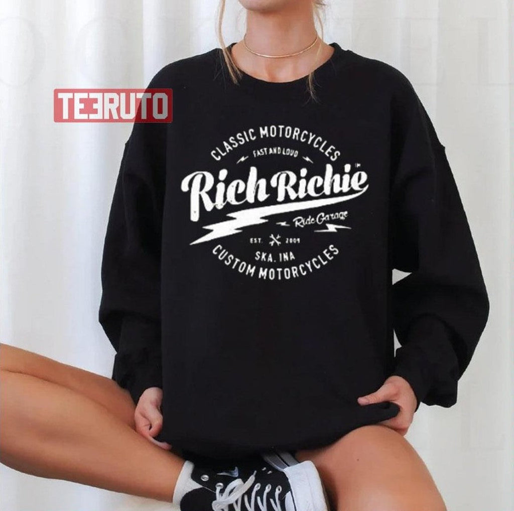 Rich Richie Custome Motorcycles Unisex T-Shirt