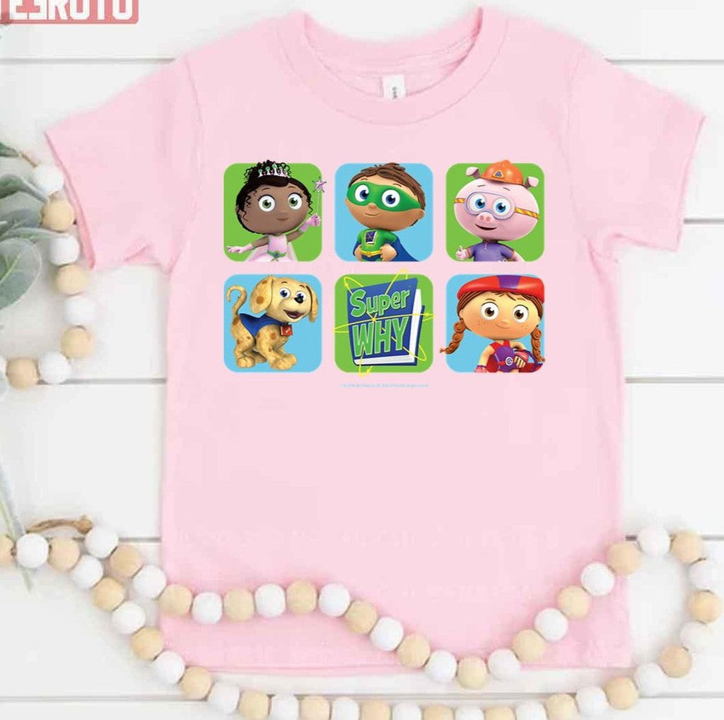 Super Heroes Super Why Unisex T-Shirt
