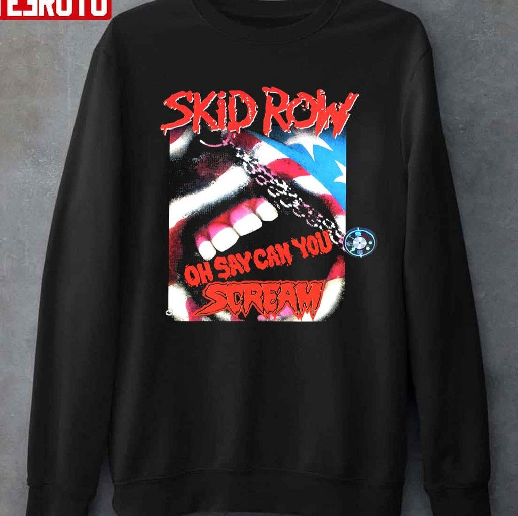 Oh Say Can You Scream Skid Row Unisex T-Shirt