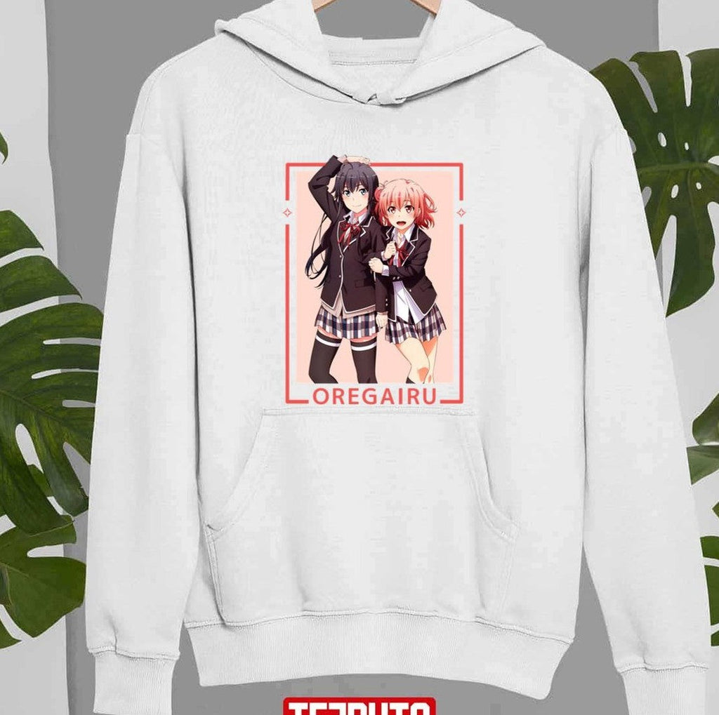 Super Kawaii Yukino Yukinoshita And Yui Yuigahama Oregairusnafu Unisex Sweatshirt