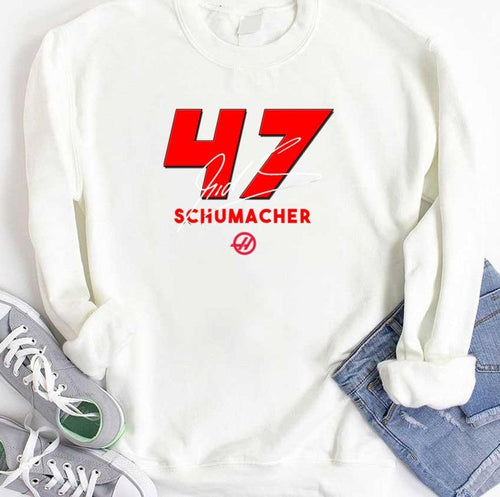 2022 Number 47 Signature Michael Schumacher Unisex Hoodie