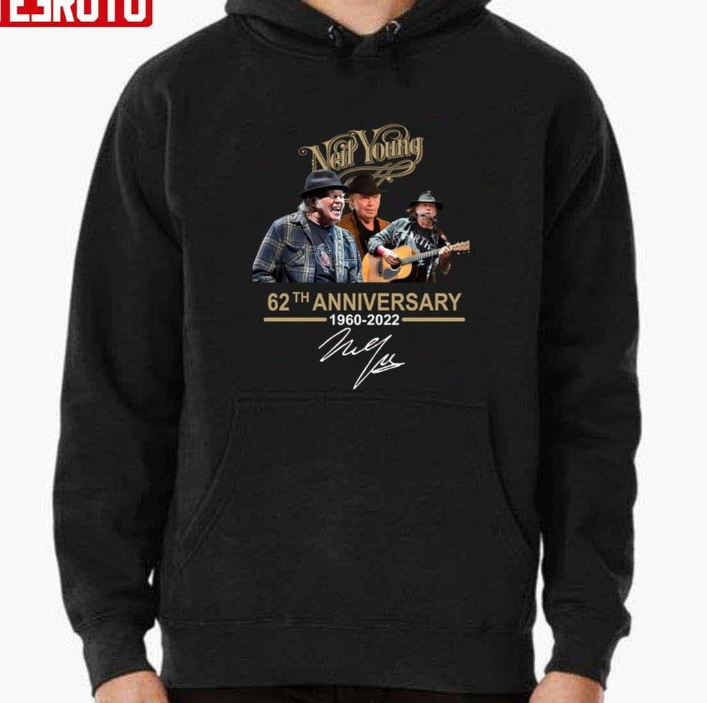 Neil Young 62th Anniversary 1960 2022 Unisex T-Shirt