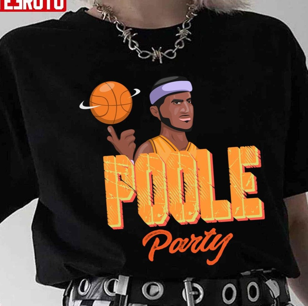 Poole Party Cartoon Basketball Golden State Warriors Unisex T-Shirt