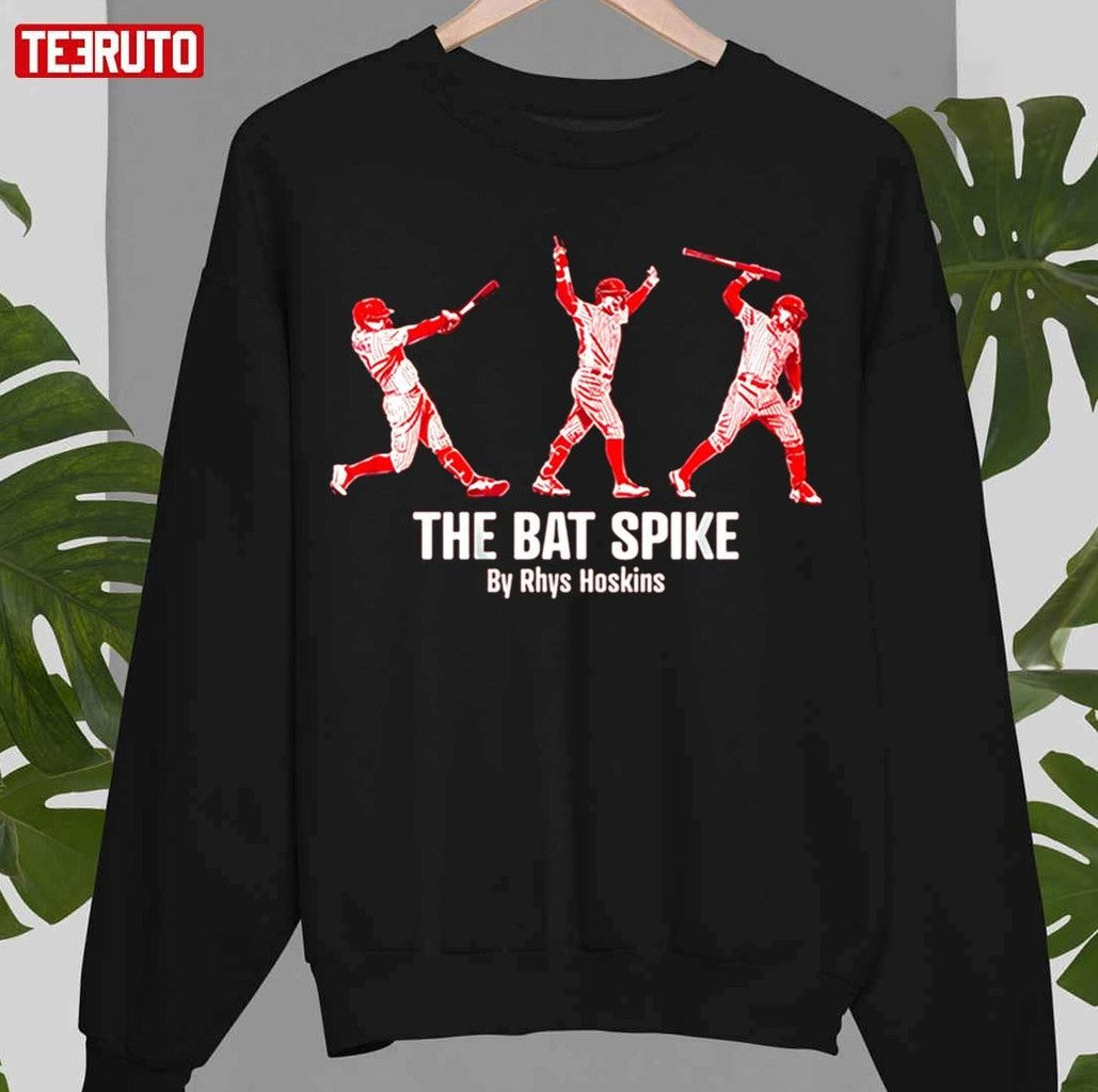 Rhys Hoskins The Bat Spike Philadelphia Phillies The World Series Unisex Sweatshirt