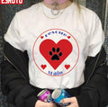 National Rescue Dog Day Rescued Dogs Rule Heart Design Unisex T-Shirt