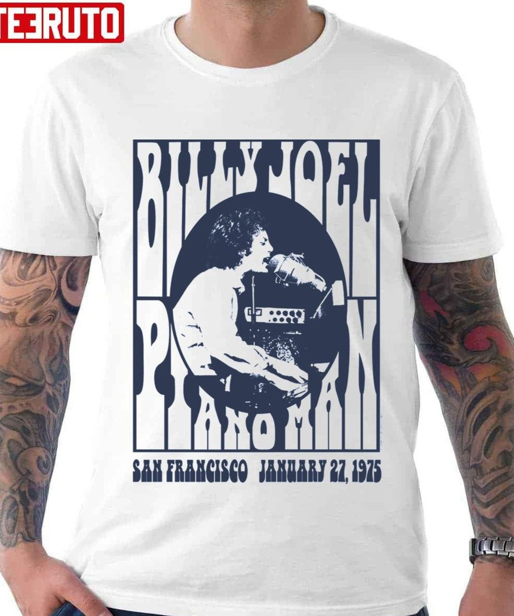 San Francisco January 1975 Billy Joel Unisex T-Shirt