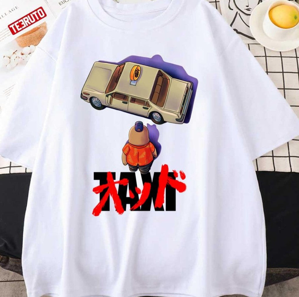 Odd Taxi Anime X Akira Style Unisex T-shirt