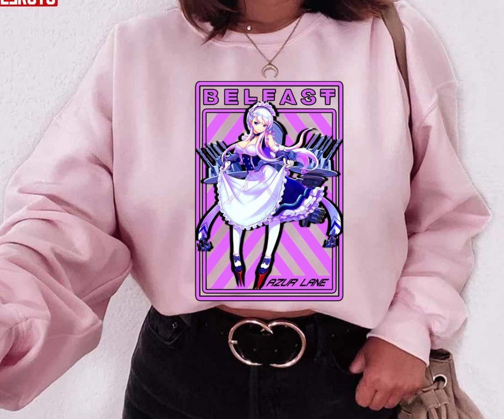 Belfast Kawaii Azur Lane Anime Aesthetic Unisex Sweatshirt