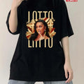 Sexy Latto Photo With Text Gold Unisex T-shirt