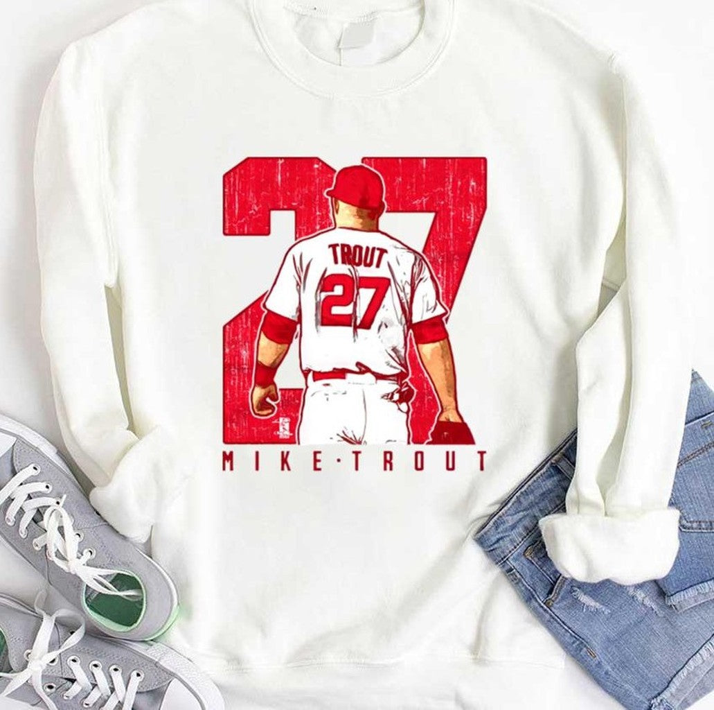 Baseball Center Fielder Mike Trout 27 Unisex T-Shirt