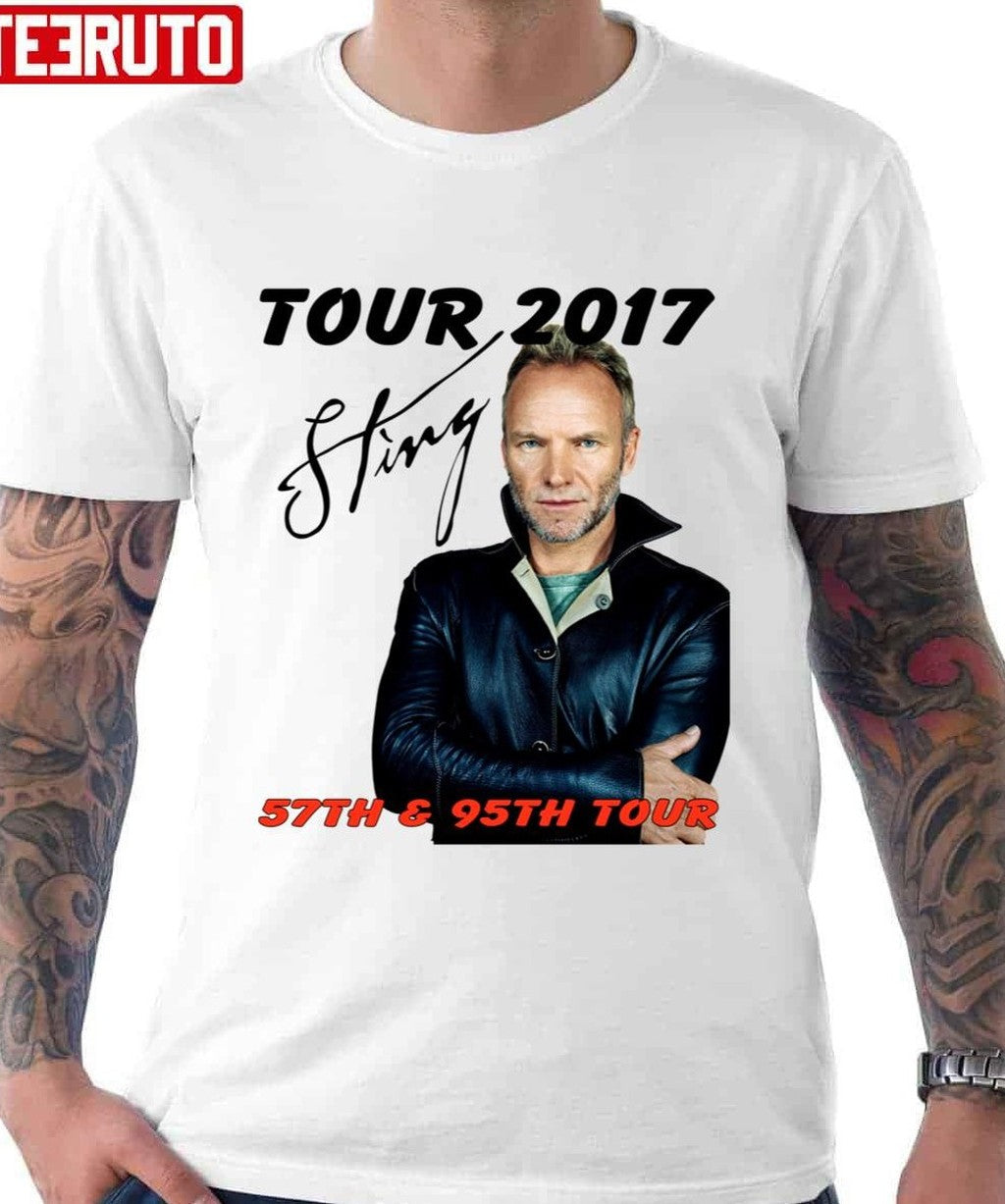 Sting Gordon Matthew 57th &amp; 9th Tour 2017 Unisex Hoodie