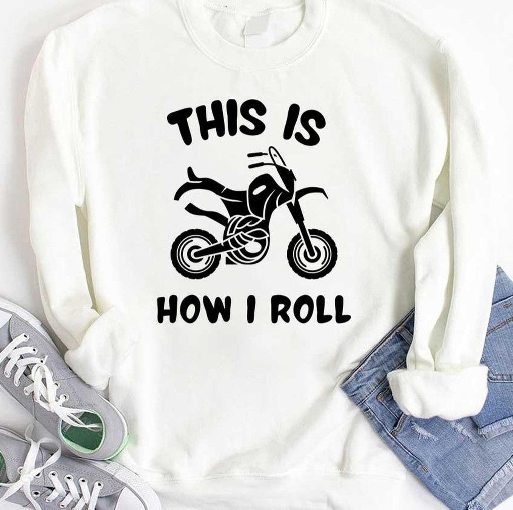 Biker This Is How I Roll Active Unisex T-Shirt