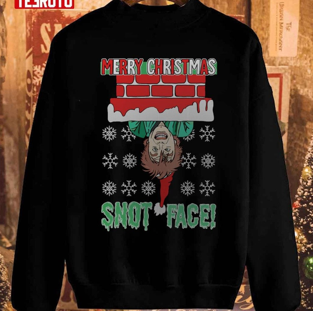 Snotface Merry Christmas Unisex Sweatshirt