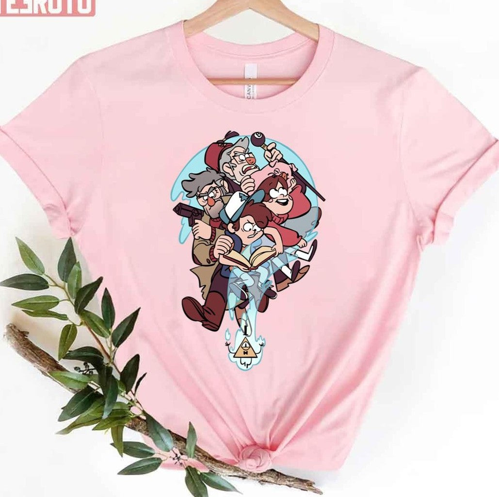 Pines Pines Cartoon Gravity Falls Unisex T-Shirt