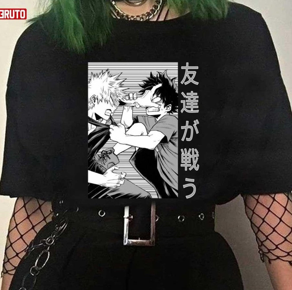 Bakugo And Midoriya My hero Academia Boku No Hero Academia Unisex T-shirt