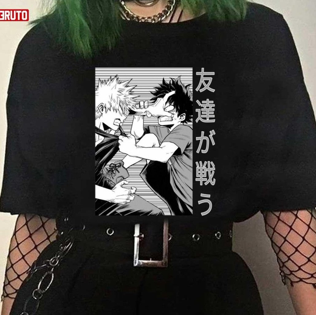 Bakugo And Midoriya My hero Academia Boku No Hero Academia Unisex T-shirt