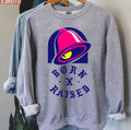 Tacos Purple Color Bell Born X Raised Unisex Sweatshirt