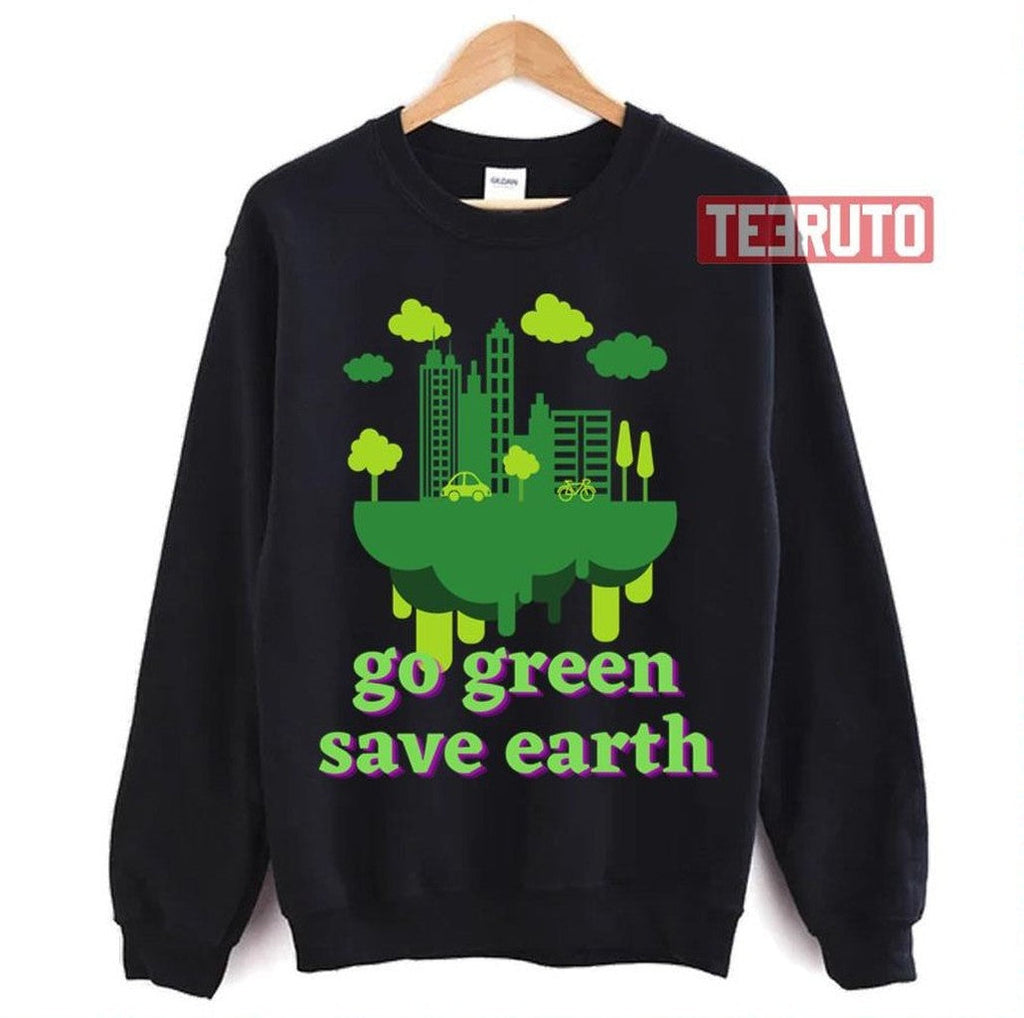 Save The Earth Ecoliving Go Green Unisex T-Shirt