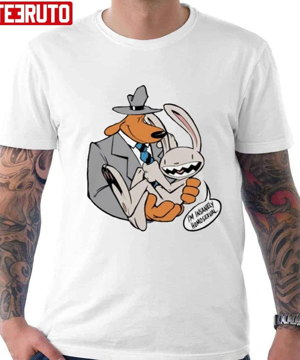 Sam And Max I’m Insanely Homosexual T-Shirt