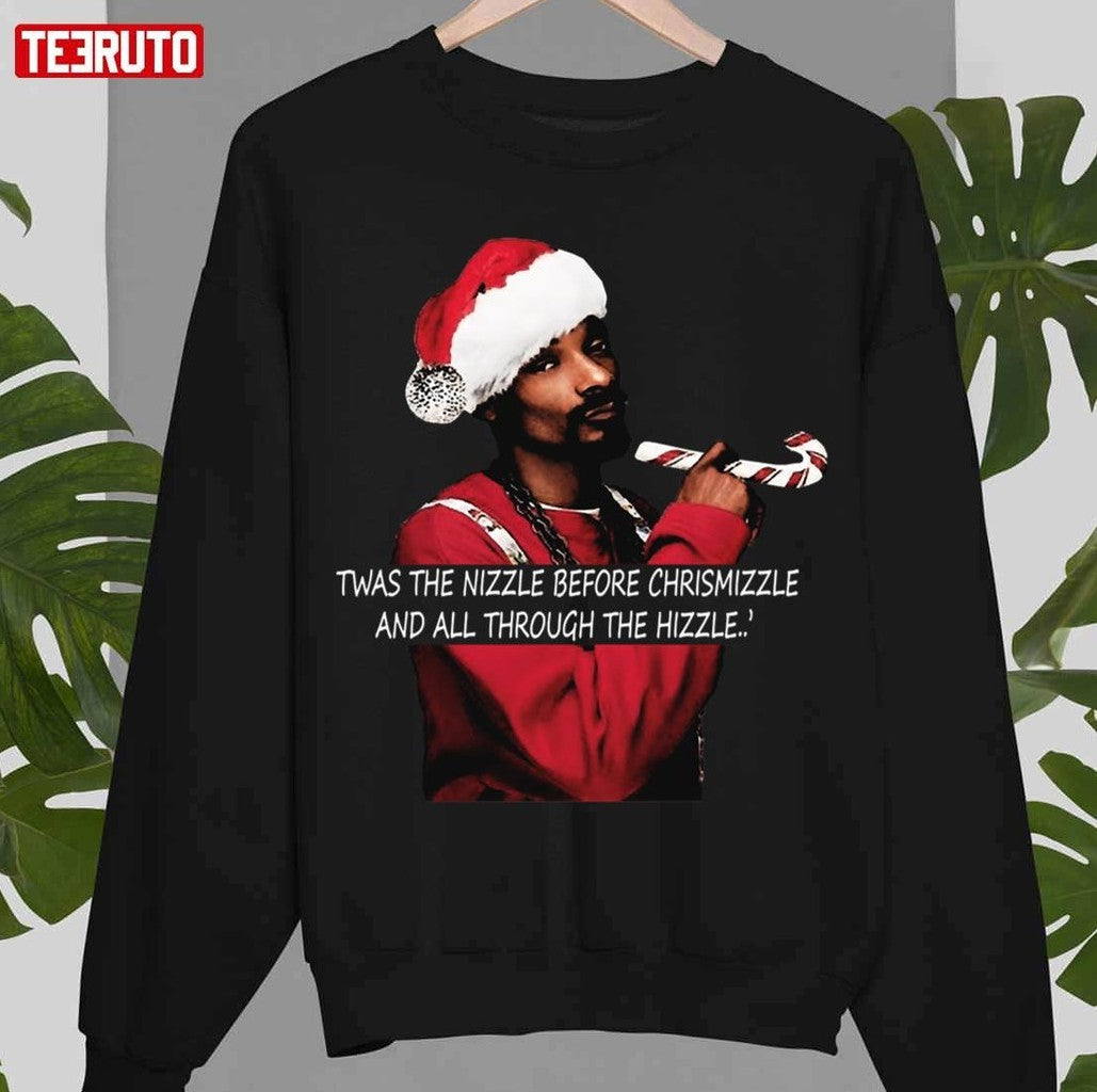 Snoop Dogg On Christmas Funny Quote Unisex Sweatshirt