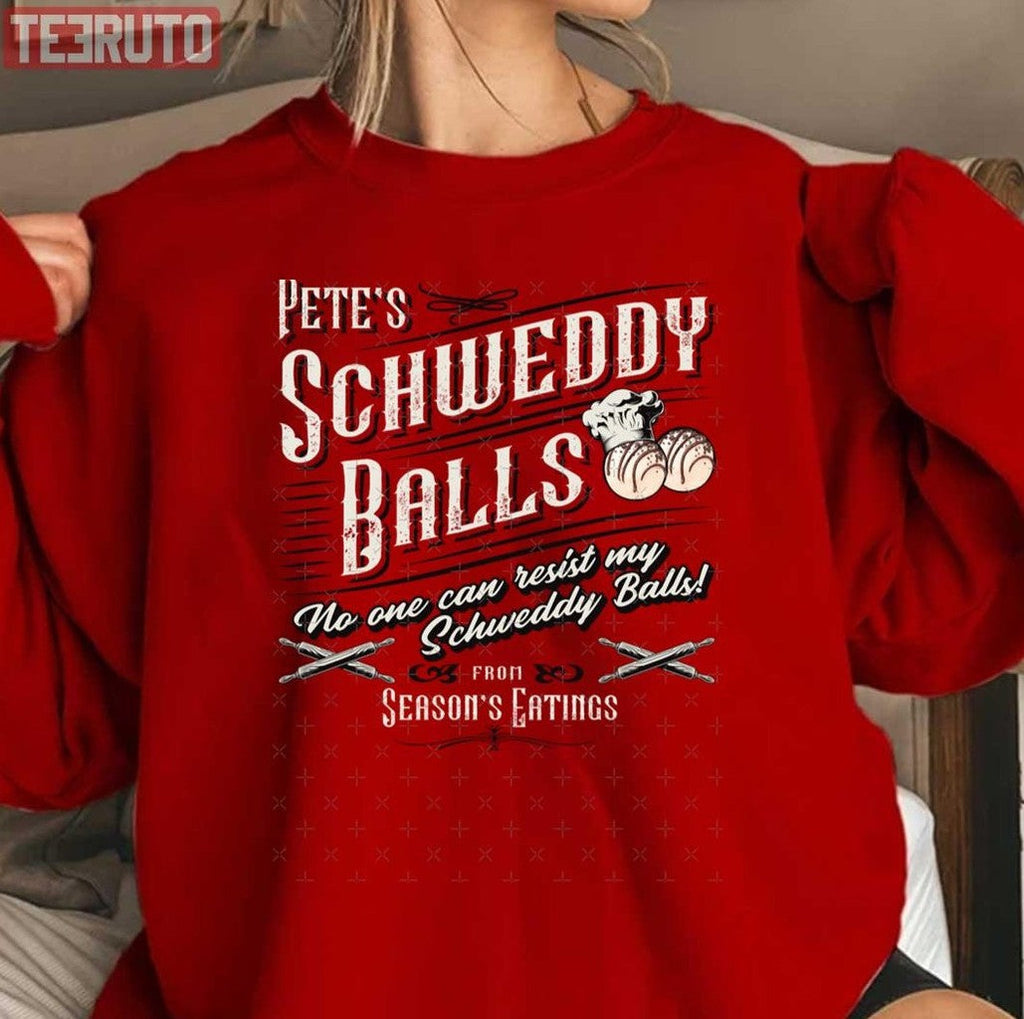 Schweddy Balls Logo Xmas Unisex Sweatshirt
