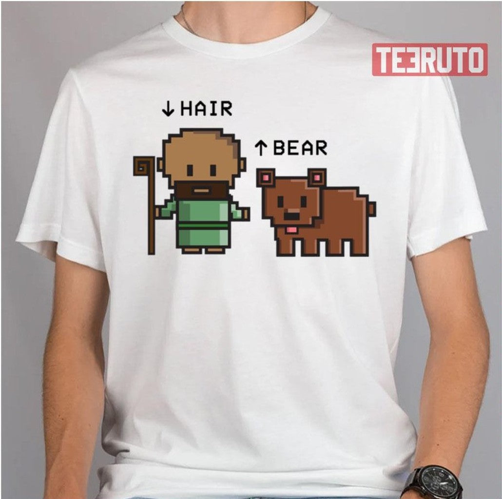 8 Bit Elisha And Bear Testament Unisex Sweatshirt
