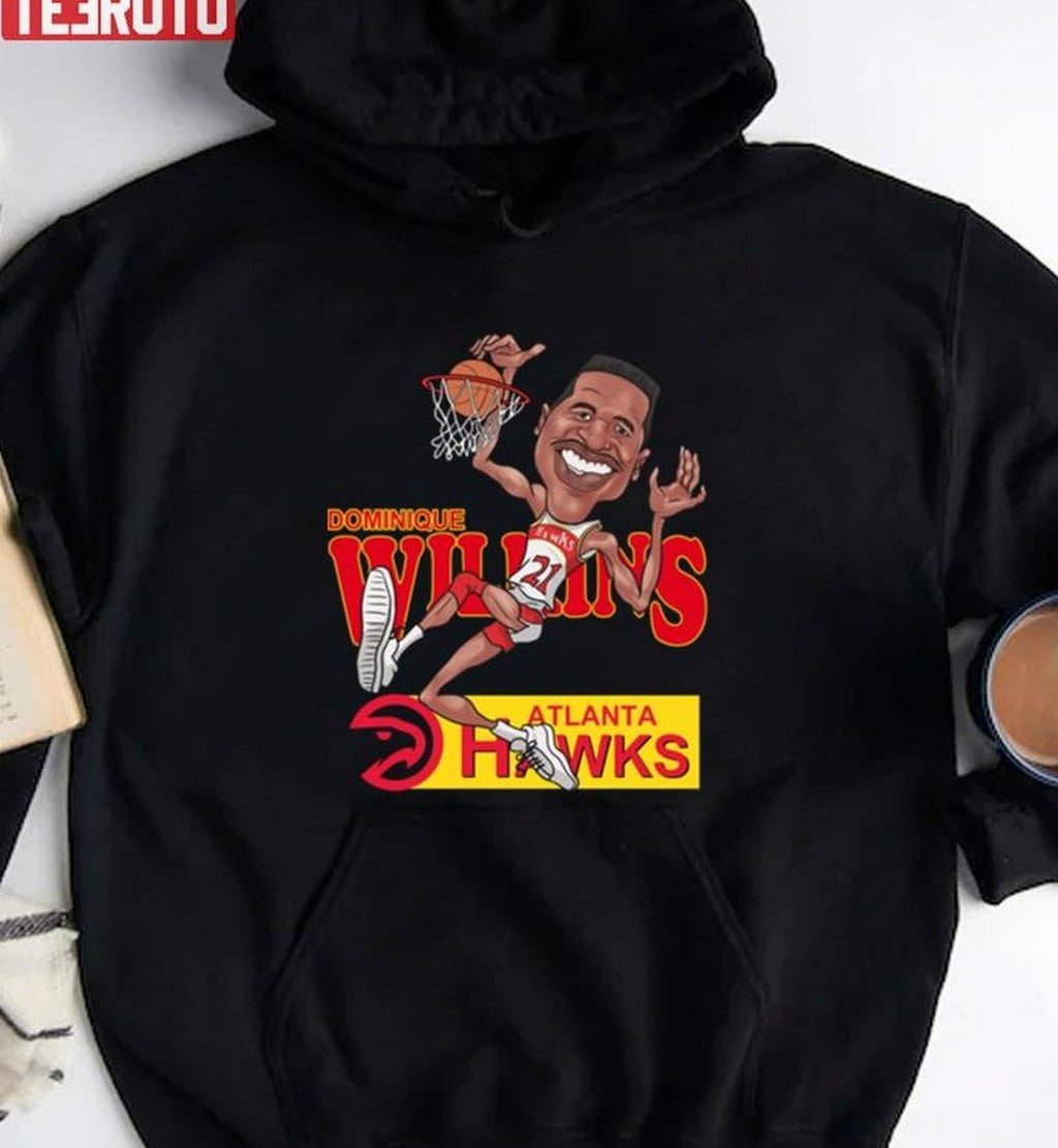 Atlanta Hawks Basketball Legend Dominique Wilkins Unisex Sweatshirt