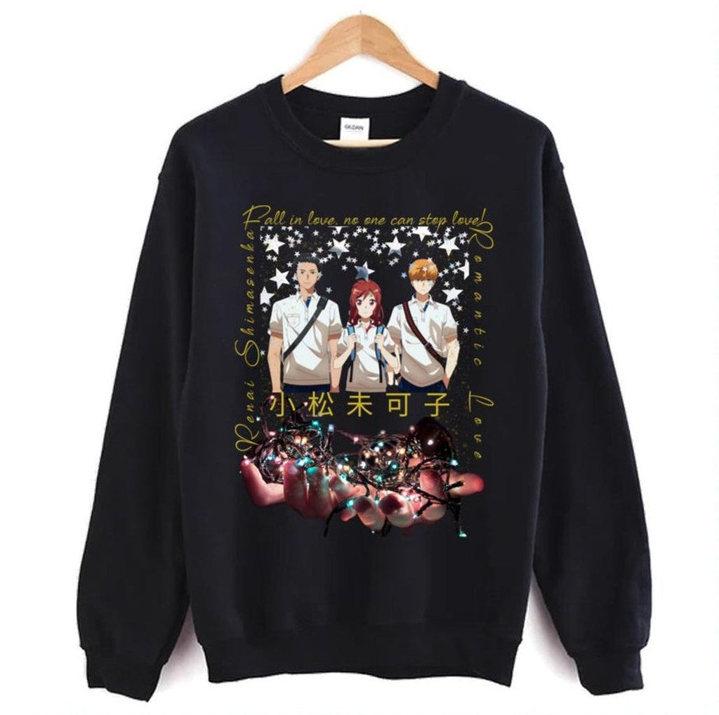 Romantic Love Romantic Killer Anime Renai Shimasenka Unisex Sweatshirt