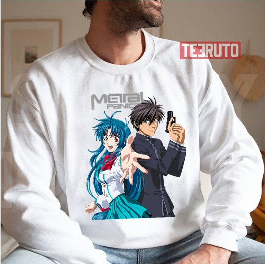 Sousuke And Kaname Full Metal Panic Unisex Hoodie