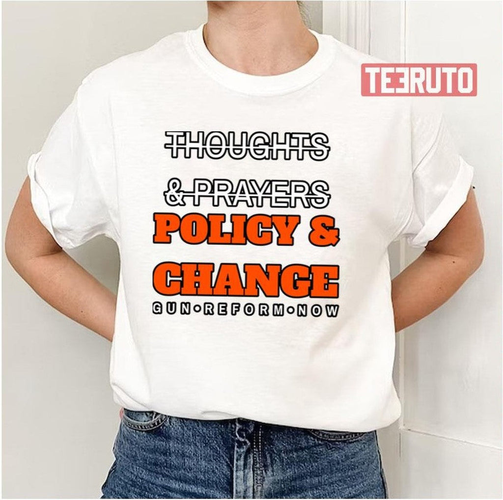 Policy And Change Gun Control Unisex T-Shirt
