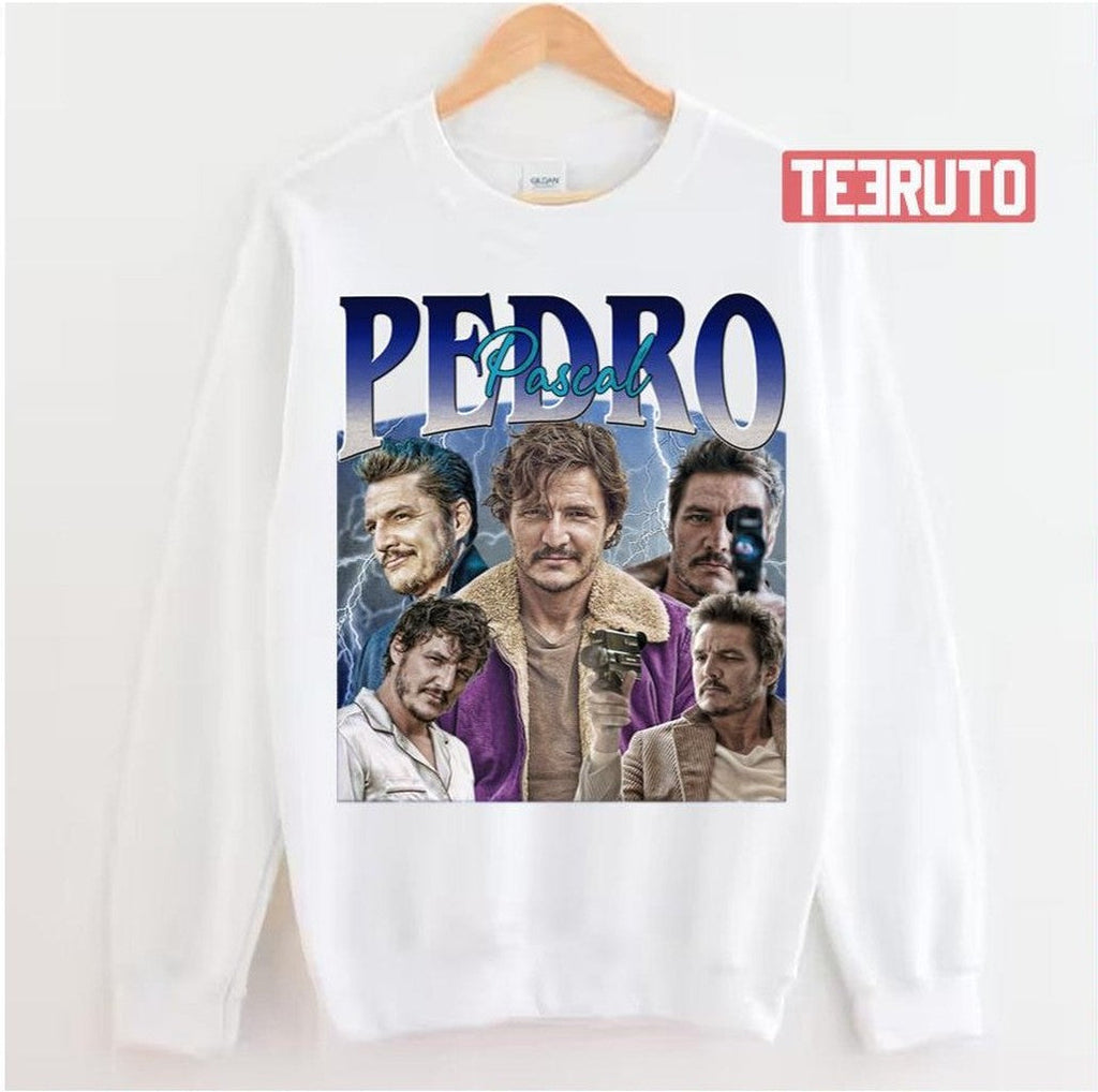 Pedro Pascal Homage The Last Of Us Collage New Design Unisex Sweatshirt